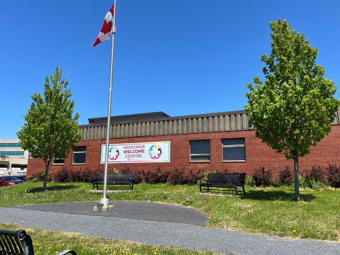 Exterior of the newcomer welcome centre in Halifax